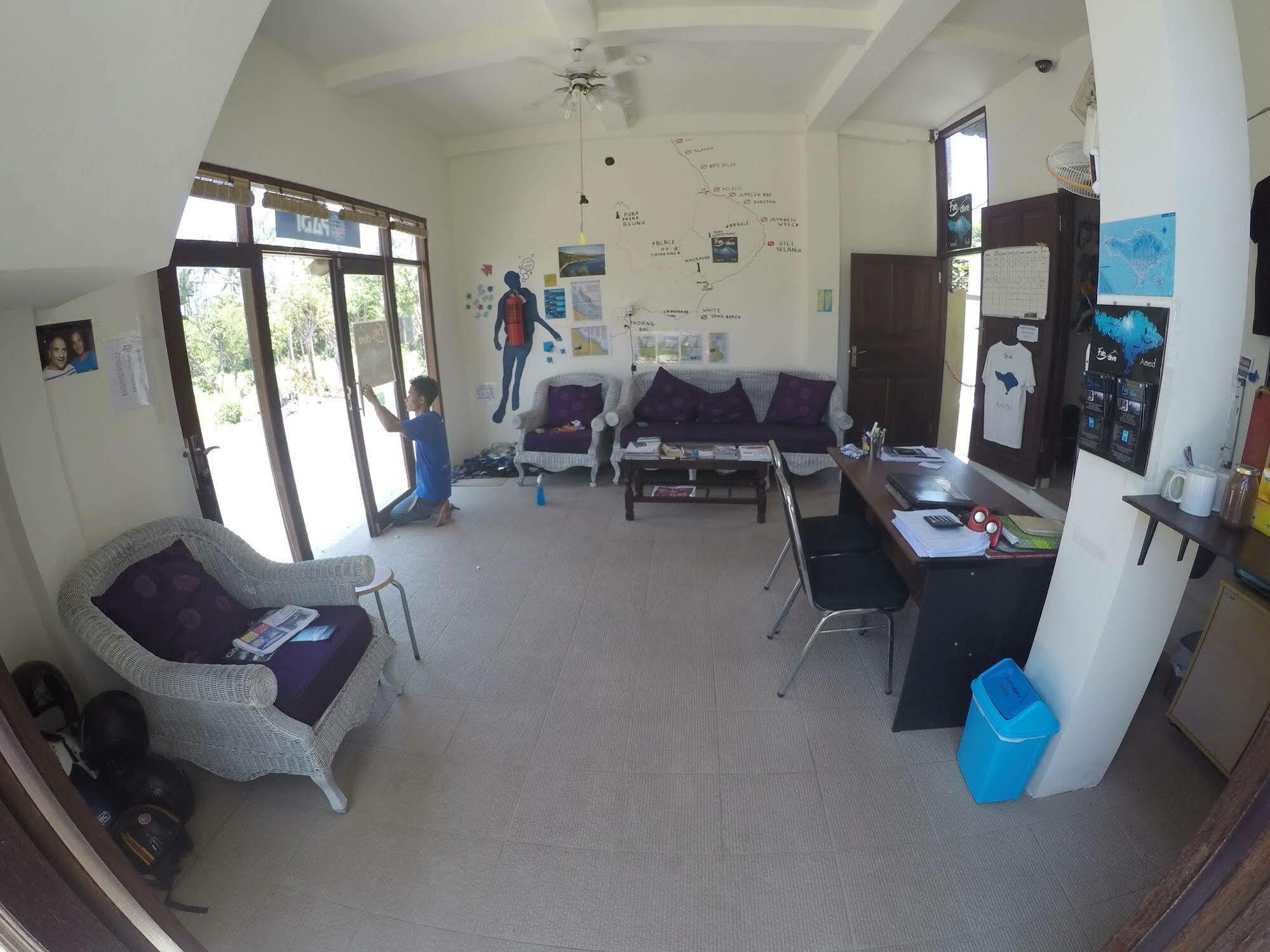 Bali Fab Dive Center Hostel Amed Buitenkant foto